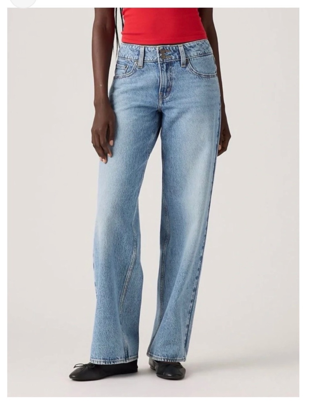Levi’s Superlow Wide Leg Jeans Light Wash Size 29